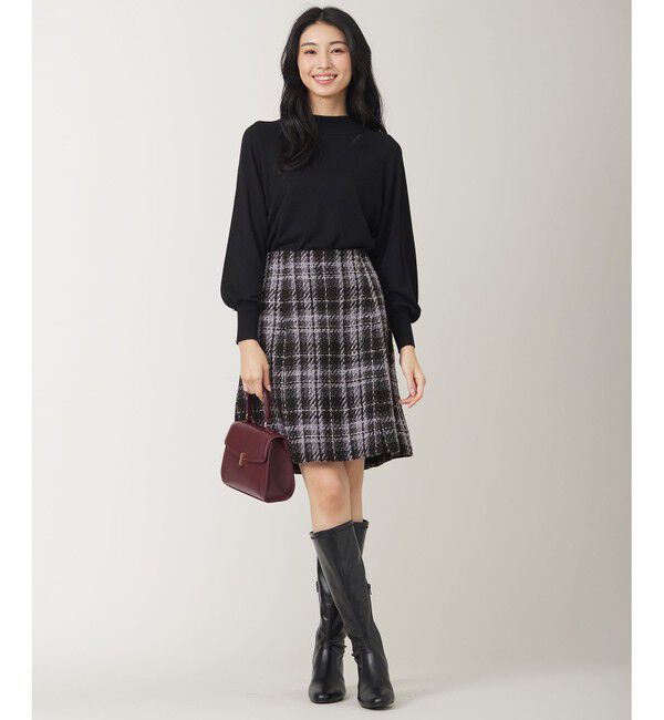 ANY SIS「【洗える】カシミヤブレンドパフ袖 ニット」|ニット・セーター|