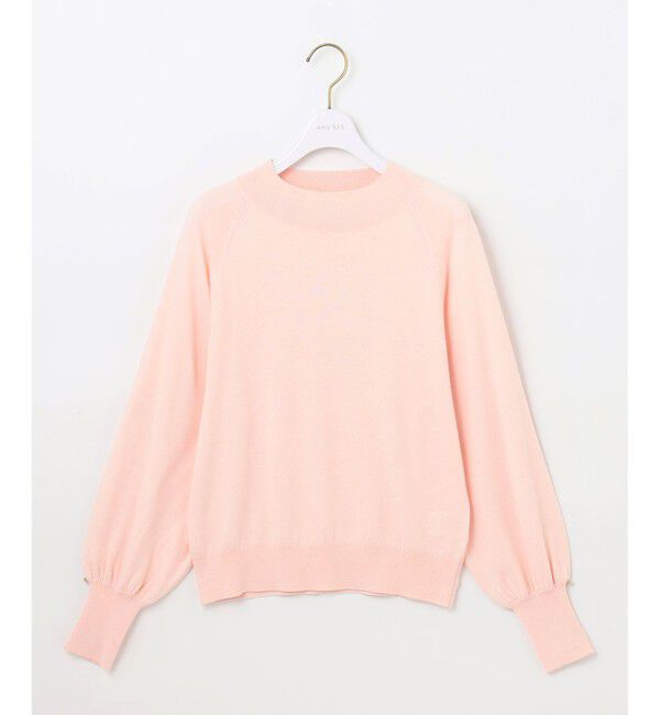 ANY SIS「【洗える】カシミヤブレンドパフ袖 ニット」|ニット・セーター|