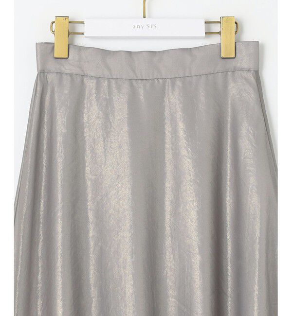 any SiS「箔ヴィンテージライクシフォン スカート」|スカート|