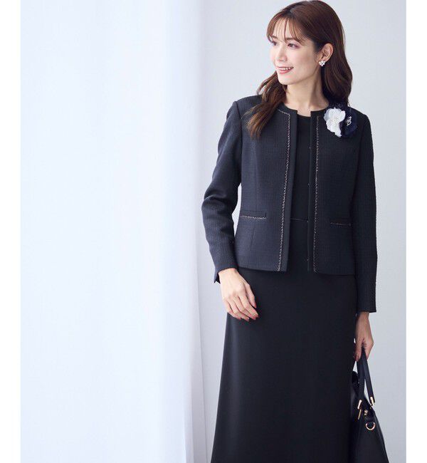 any SiS「【洗える】セレモニーダブルクロス ワンピース」|ワンピース|