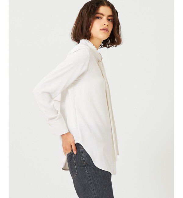 BEIGE,「EVA / ボウタイロングスリーブブラウス」|シャツ・ブラウス|