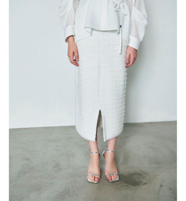 Diagram「ラメツイードニットスカート」|スカート|