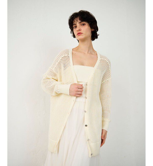 Diagram「メッシュドルマン2WAYニット」|ニット・セーター|ホワイト