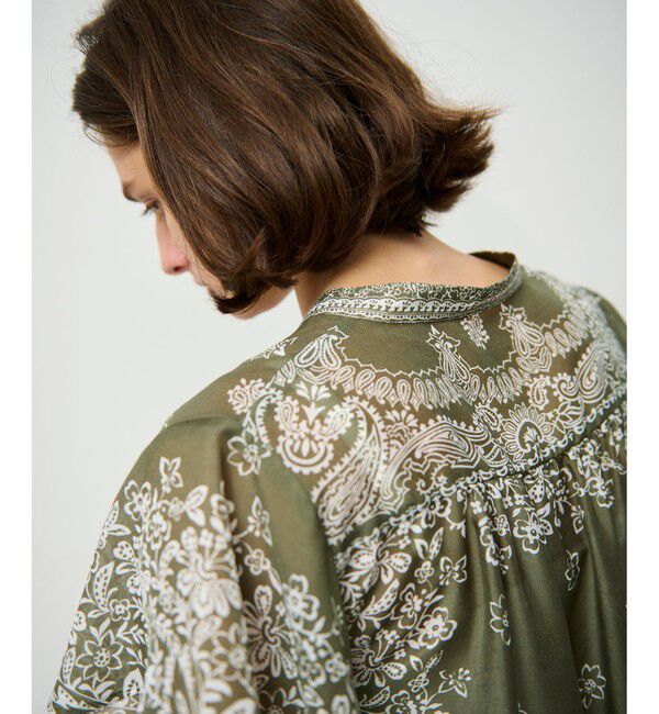 Grace Class「バンダナフレアスリーブブラウス」|シャツ・ブラウス|