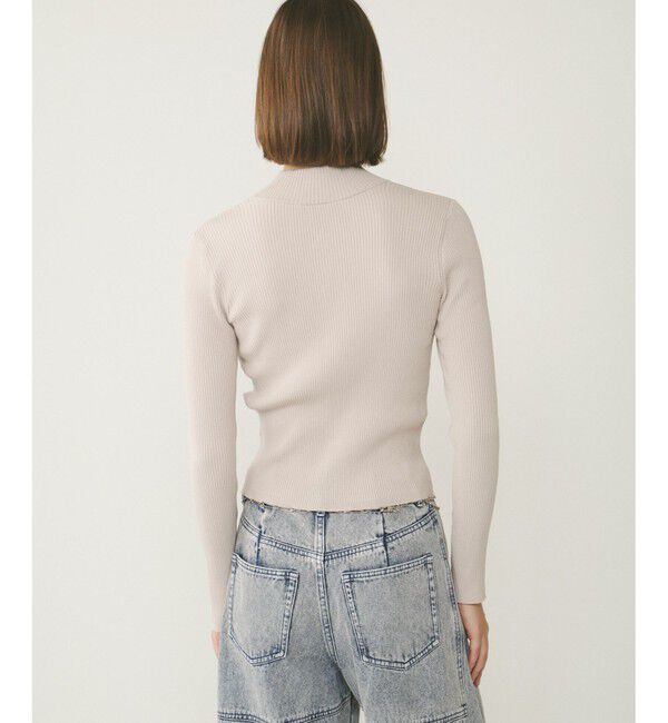 Diagram「リブニットzipトップ」|ニット・セーター|