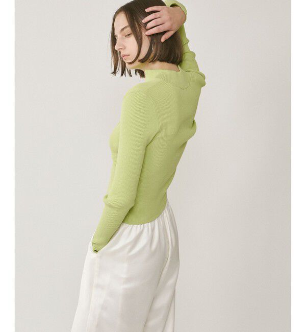 Diagram「リブニットzipトップ」|ニット・セーター|