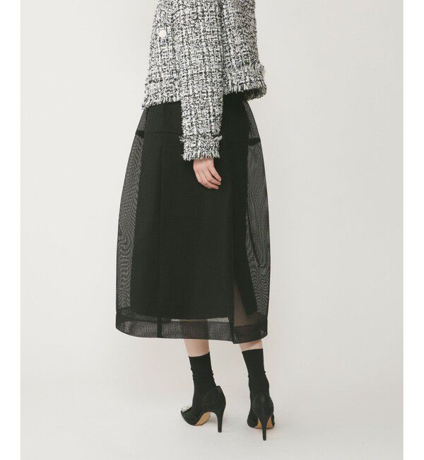 GRACE CONTINENTAL「ダンボールメッシュスカート」|スカート|