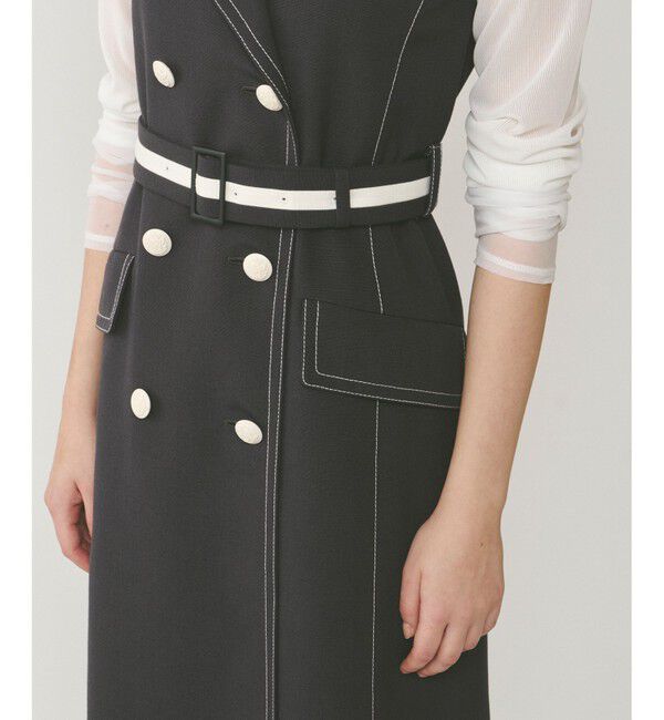  「アシンメトリーカラーワンピース」|ワンピース|