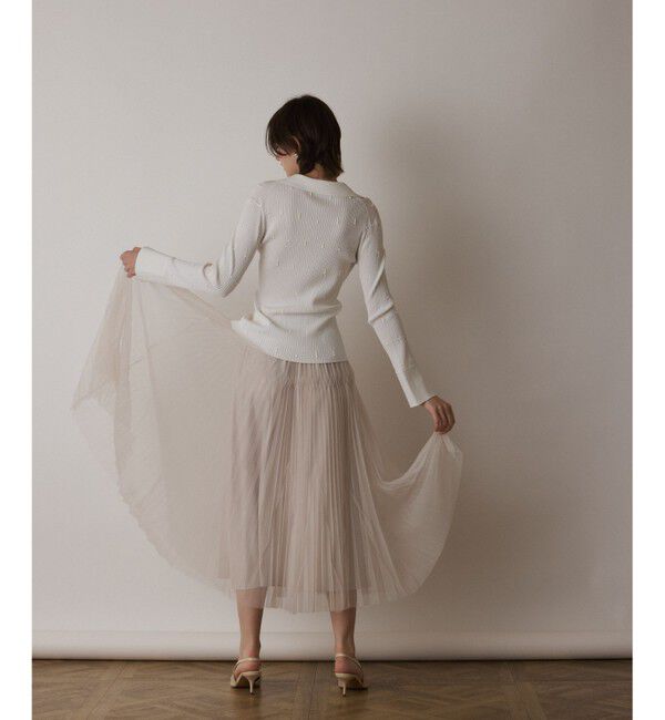 Diagram「ビジューリブニットトップ」|ニット・セーター|