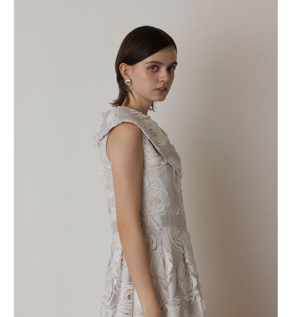 GRACE CONTINENTAL「ローズ刺繍ワンピース」|ドレス|