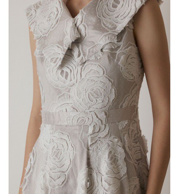 GRACE CONTINENTAL「ローズ刺繍ワンピース」|ドレス|