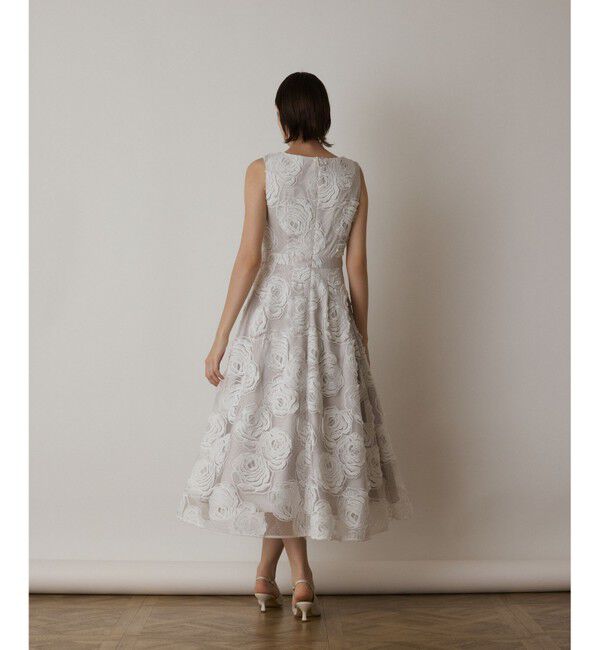 GRACE CONTINENTAL「ローズ刺繍ワンピース」|ドレス|