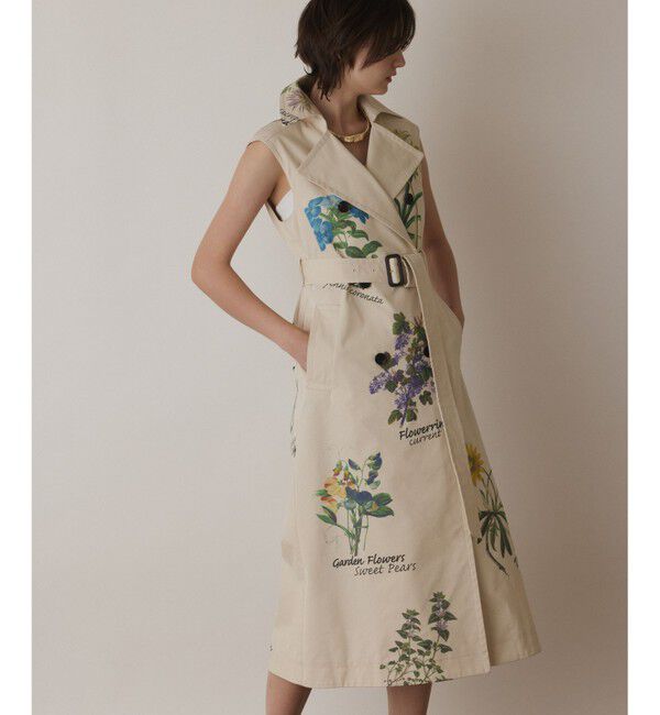 Diagram「プリントトレンチワンピース」|ワンピース|キナリ