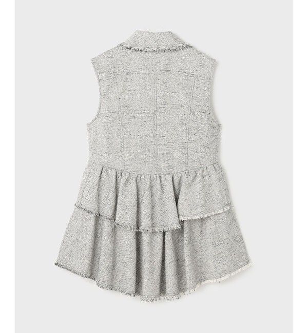 GRACE CONTINENTAL「ツイードフリンジジレ」|シャツ・ブラウス|