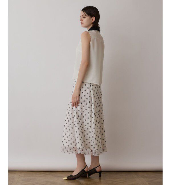 GRACE CONTINENTAL「シアーメッシュノースリーブ」|シャツ・ブラウス|