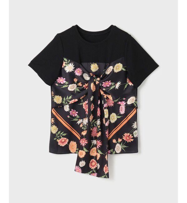 Diagram「スカーフプリントコンビトップ」|Tシャツ・カットソー|