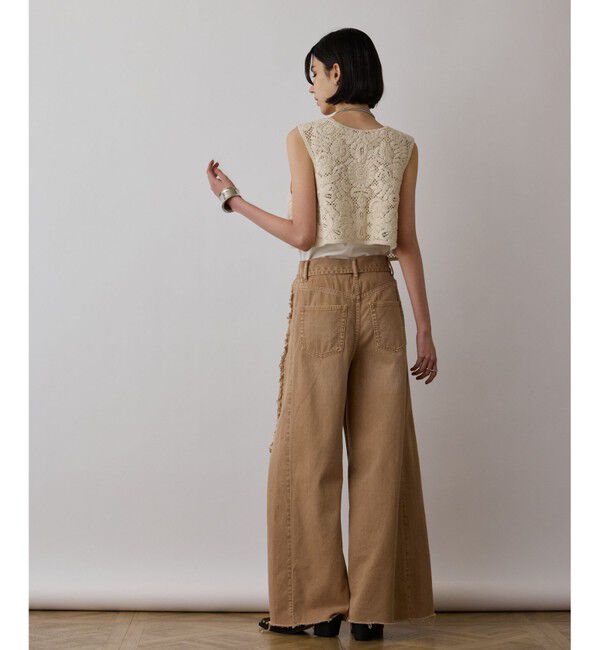 GRACE CONTINENTAL「メッシュembジレ」|ベスト・ジレ|