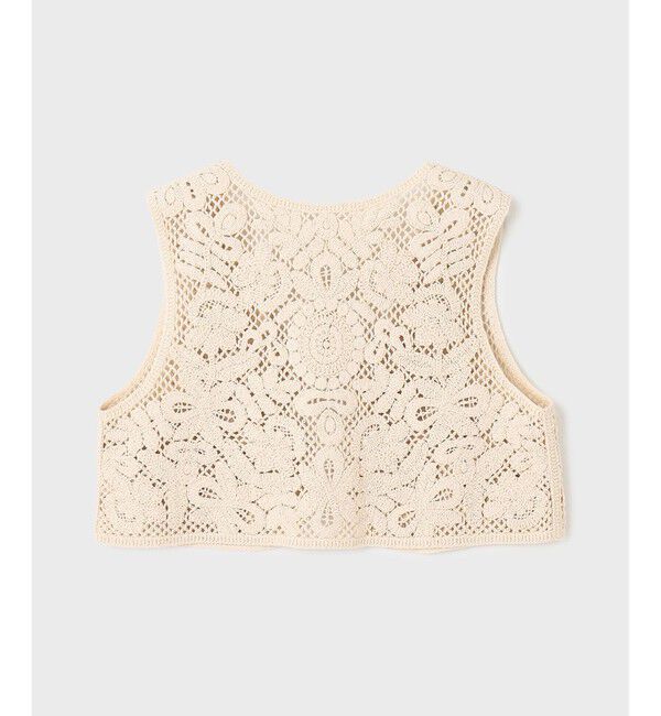 GRACE CONTINENTAL「メッシュembジレ」|ベスト・ジレ|