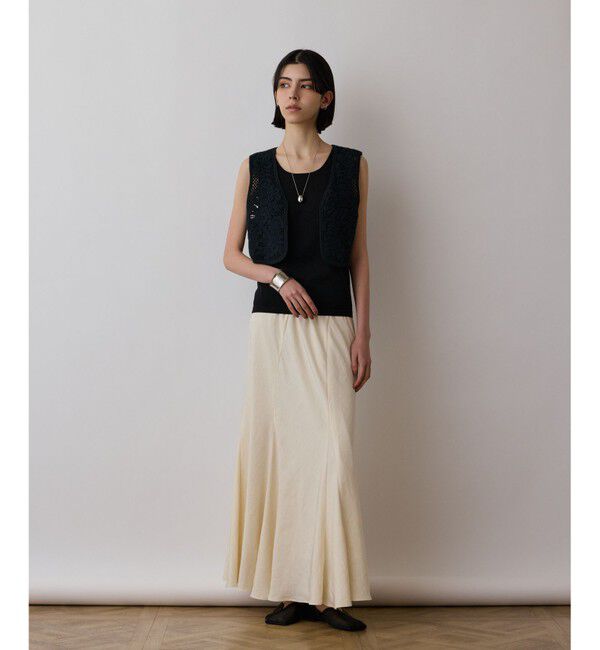 GRACE CONTINENTAL「メッシュembジレ」|ベスト・ジレ|