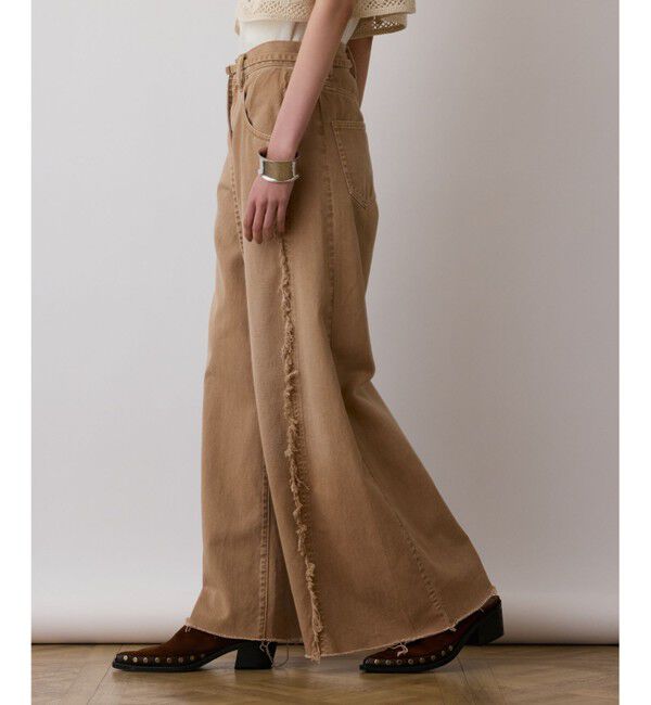 GRACE CONTINENTAL「フリンジバギーパンツ」|その他|