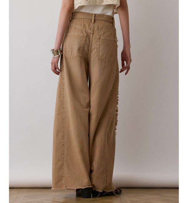 GRACE CONTINENTAL「フリンジバギーパンツ」|その他|