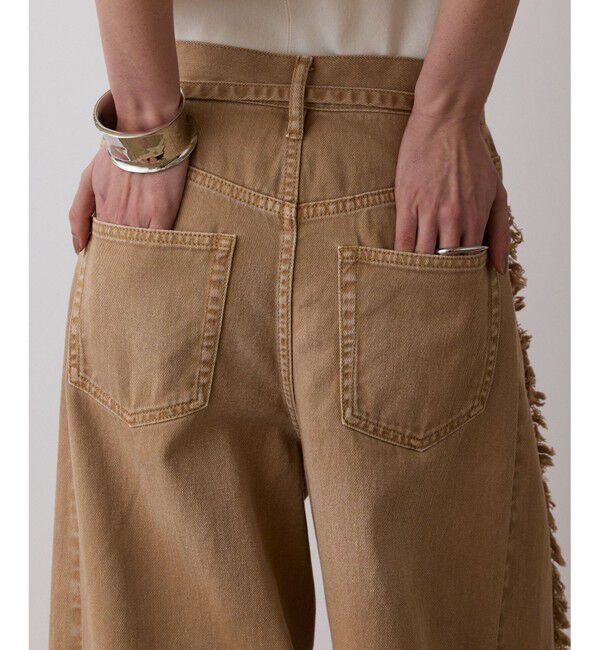 GRACE CONTINENTAL「フリンジバギーパンツ」|その他|