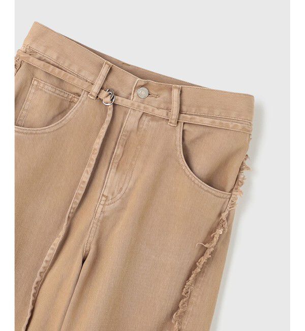 GRACE CONTINENTAL「フリンジバギーパンツ」|その他|