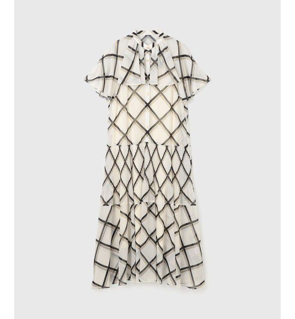 Diagram「チェックプリントプリーツワンピース」|ワンピース|