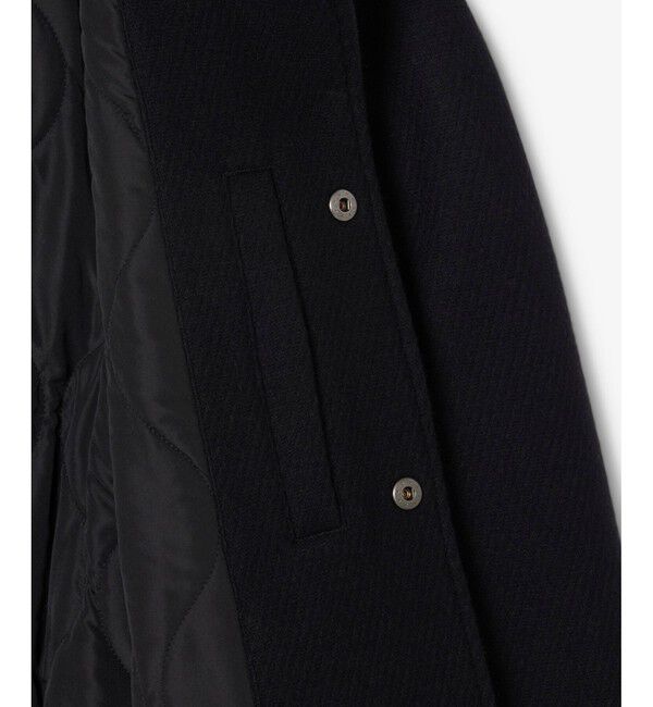 LACOSTE「バッジアクセントウールバーシティジャケット」|ブルゾン・スタジャン|