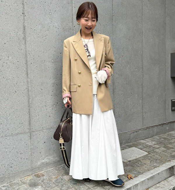 NOLLEY'S「【追加】【WEB＆一部店舗限定色あり】ウォッシャブルヴィンテージタフタマチ入りマキシスカート」|スカート|