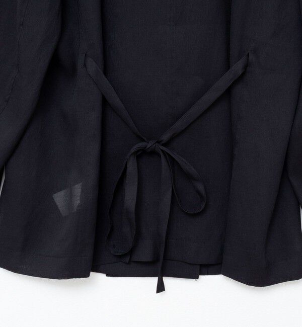 NOLLEY'S「ウォッシャブルリネン風シアージャケット」|テーラードジャケット|