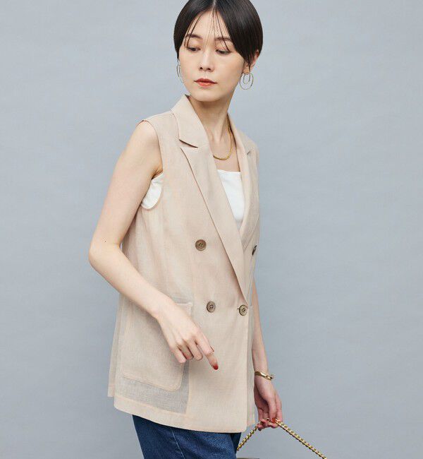 NOLLEY'S「リネン風シアージレ」|ベスト・ジレ|