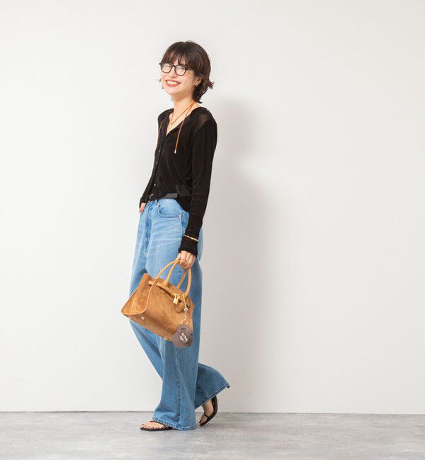 NOLLEY'S「フロッキーチュールカーディガン」|カーディガン|