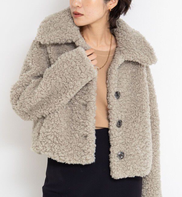 NOLLEY'S sophi「【TATRAS/タトラス】MAMATETA」|ブルゾン・スタジャン|ライトグレー