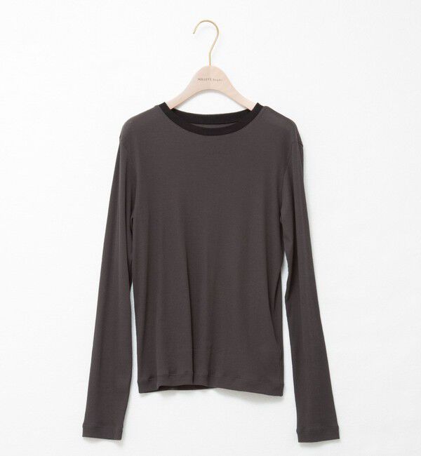 NOLLEY'S sophi「シアー配色トリミングロンT」|Tシャツ・カットソー|