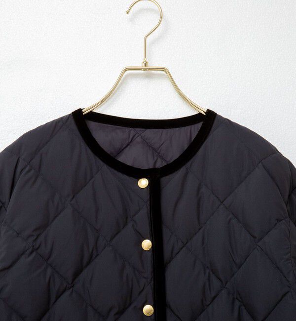 NOLLEY'S「【TAION&times;LIMONTA】別注ベロアパイピングショートダウン」|ダウン|