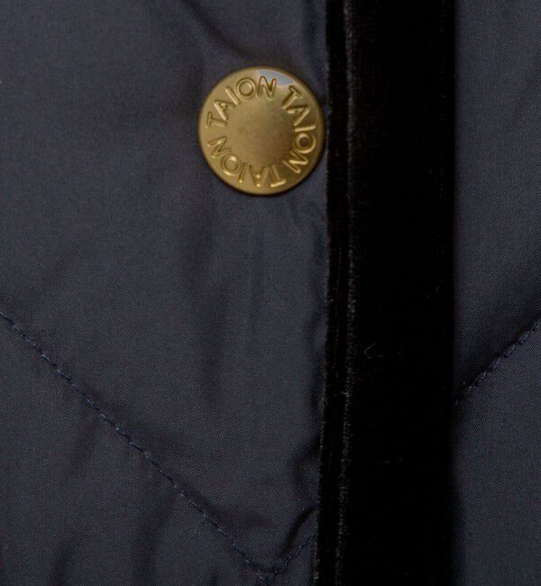 NOLLEY'S「【TAION&times;LIMONTA】別注ベロアパイピングショートダウン」|ダウン|