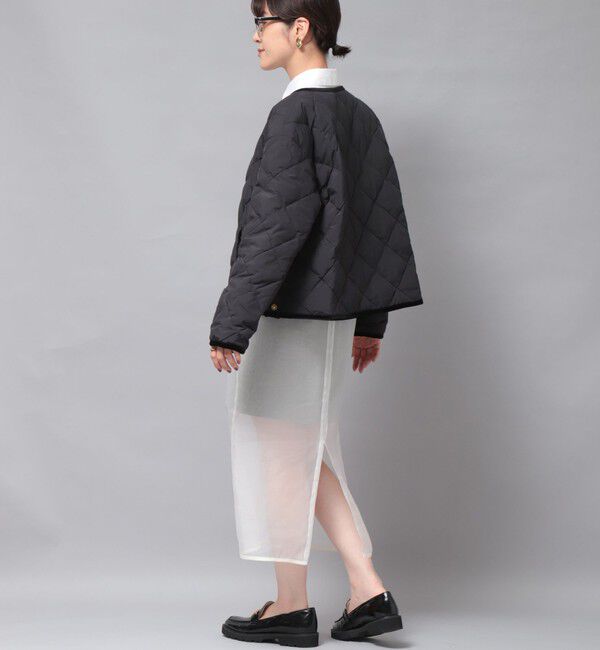 NOLLEY'S「【TAION&times;LIMONTA】別注ベロアパイピングショートダウン」|ダウン|