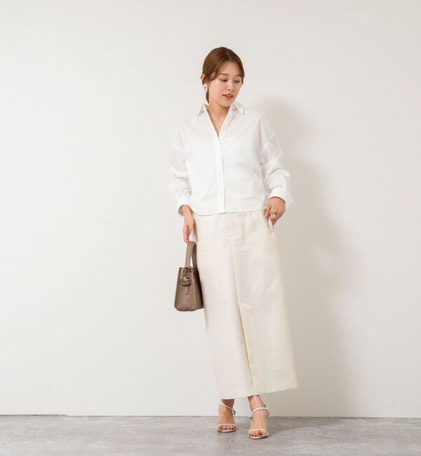 NOLLEY'S「ウォッシャブル撥水ツイルチノスカート」|スカート|