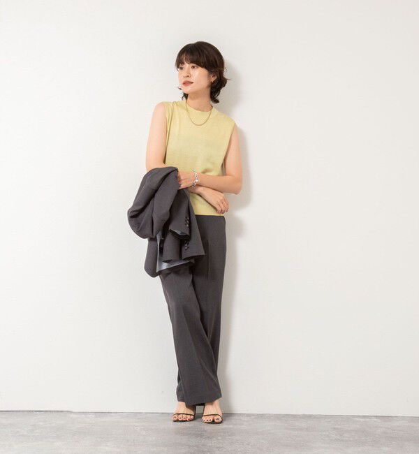 NOLLEY'S sophi「《アンサンブル対応》《手洗い可能》W混ラメハイネックプルオーバーニット」|ニット・セーター|