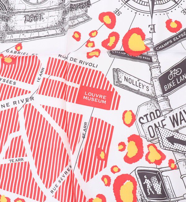 NOLLEY'S「シルクプリントスカーフ66」|ストール|