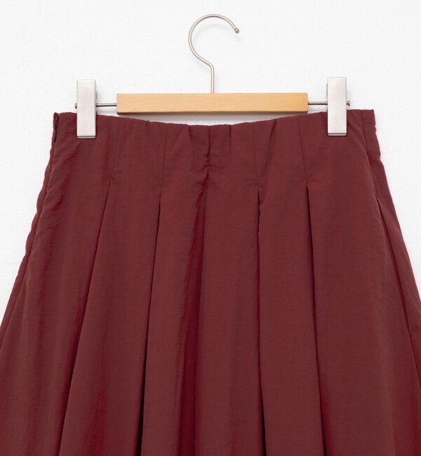 NOLLEY'S「ウォッシャブルバルキータフタタックスカート」|フレア|