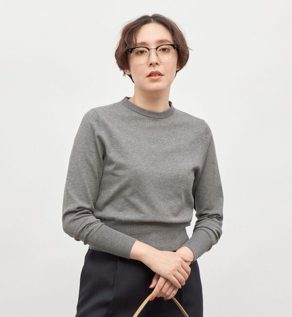 NOLLEY'S「《手洗い可能》襟レース2WAYプルオーバーニット」|ニット・セーター|