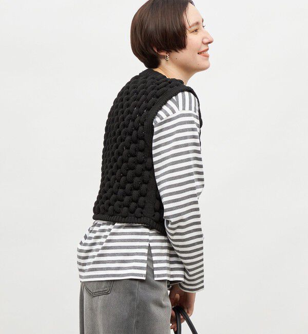 Laraaji「《手洗い可能》3D柄ベスト」|ベスト・ジレ|