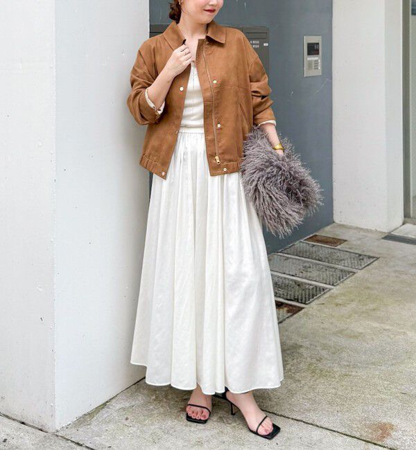 NOLLEY'S sophi「《セットアップ対応》フェイクスエードブルゾン」|ブルゾン・スタジャン|