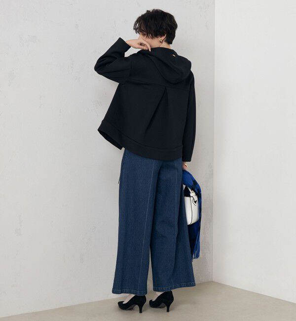 NOLLEY'S「《セットアップ対応》ウォッシャブルエアボールフードブルゾン」|ブルゾン・スタジャン|