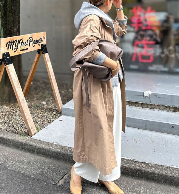 NOLLEY'S「《セットアップ対応》ウォッシャブルエアボールフードブルゾン」|ブルゾン・スタジャン|