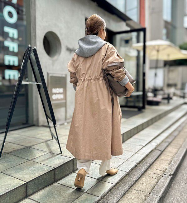 NOLLEY'S「《セットアップ対応》ウォッシャブルエアボールフードブルゾン」|ブルゾン・スタジャン|