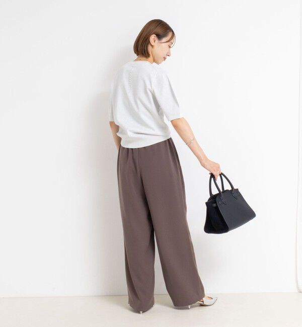 NOLLEY'S sophi「バックパールラメプルオーバー」|ニット・セーター|