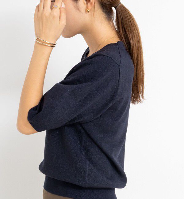 NOLLEY'S sophi「バックパールラメプルオーバー」|ニット・セーター|